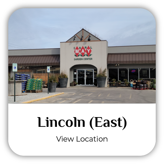 East Lincoln, Nebraska, Earl May Garden Center storefront.